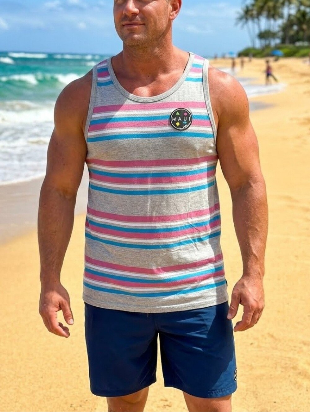 Maui & Sons Striped Tank Top